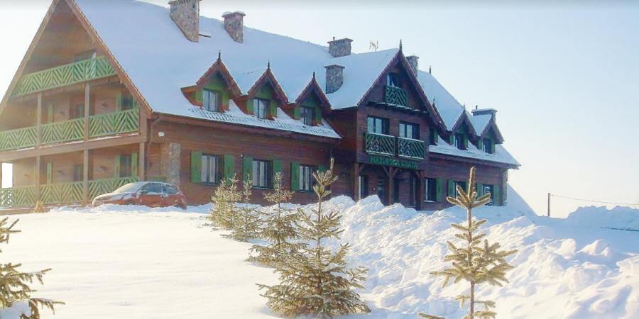 Mazurska Chata Hotelik noclegi Mikołajki Mazury mazurskie jeziora wypoczynek w Polsce 01